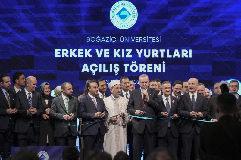 Cumhurbaşkanı Erdoğan, Boğaziçi Üniversitesi Erkek ve Kız Yurtları Açılış Töreni'nde  