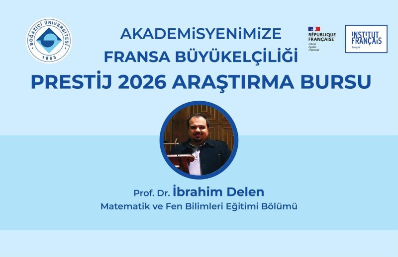 Prof. Dr. İbrahim Delen'e Fransa'dan Araştırma Bursu  